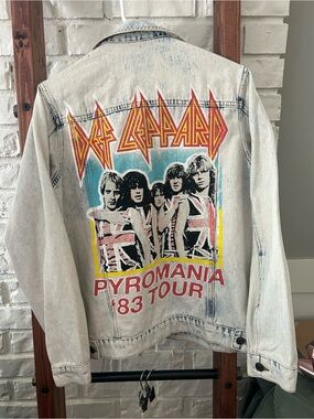 Def Leppard Pyromania ‘83 Tour Jeans Jacket